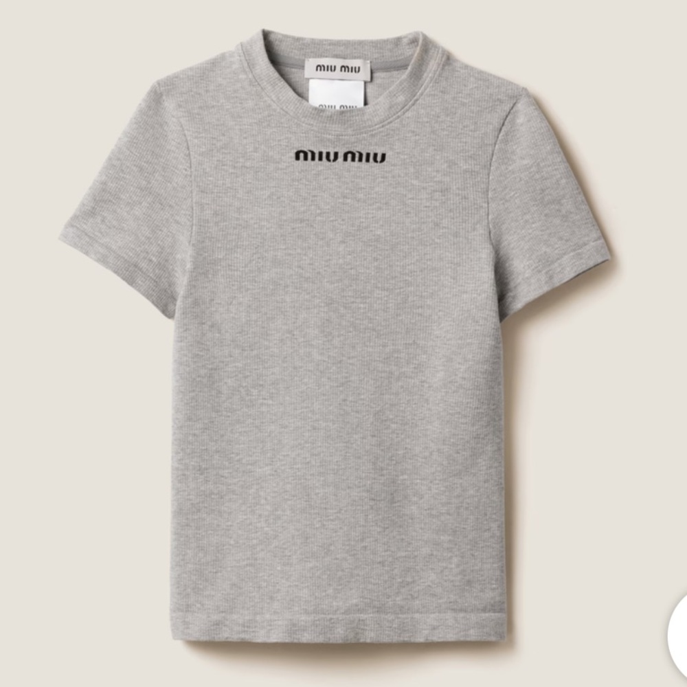 Miu Miu Seamless mélange T-shirt